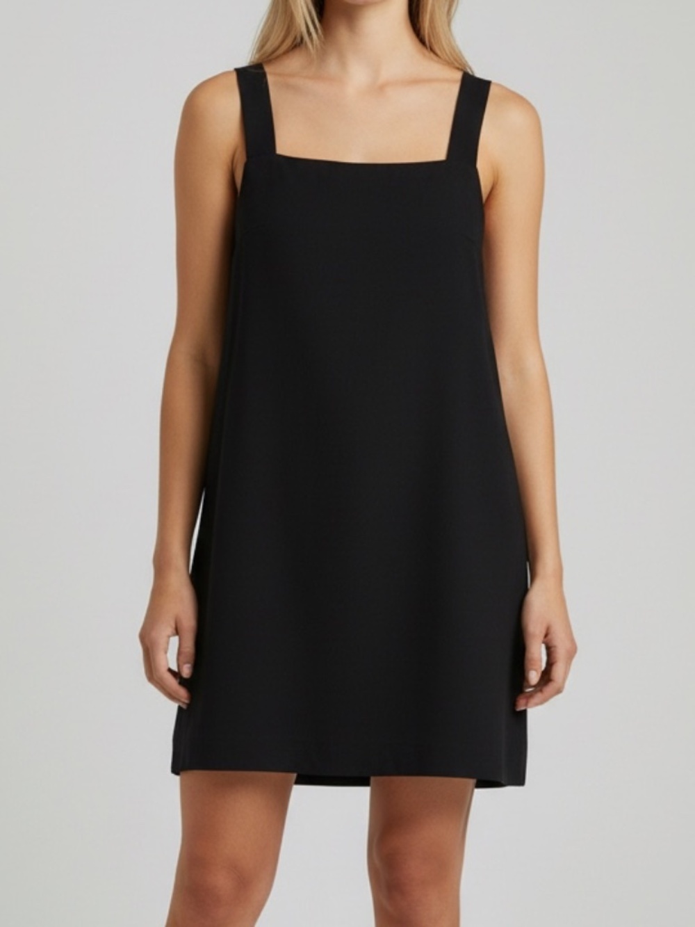 SHEIN Black Ribbed Sleeveless Mini Dress Size Large
